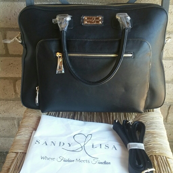 Sandy Lisa Handbags - Sandy Lisa London Laptop Shoulder Bag